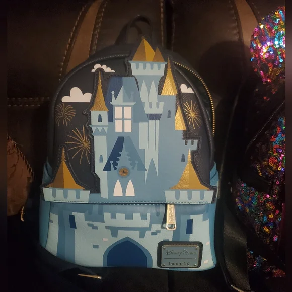 Loungefly | Bags | Rare Anniversary Cinderella Castle Disney 